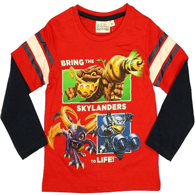 Tricou copii, Skylanders, Rosu