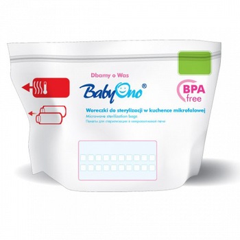 Baby Ono - Set 5 Pungi Sterilizarea Biberoanelor Baby Ono - Set 5 Pungi Sterilizarea Biberoanelor