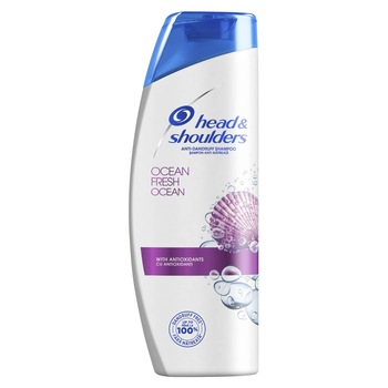 Sampon anti-matreata Head&Shoulders Ocean Fresh pentru par gras, 400 ml Sampon anti-matreata Head&Shoulders Ocean Fresh pentru par gras, 400 ml