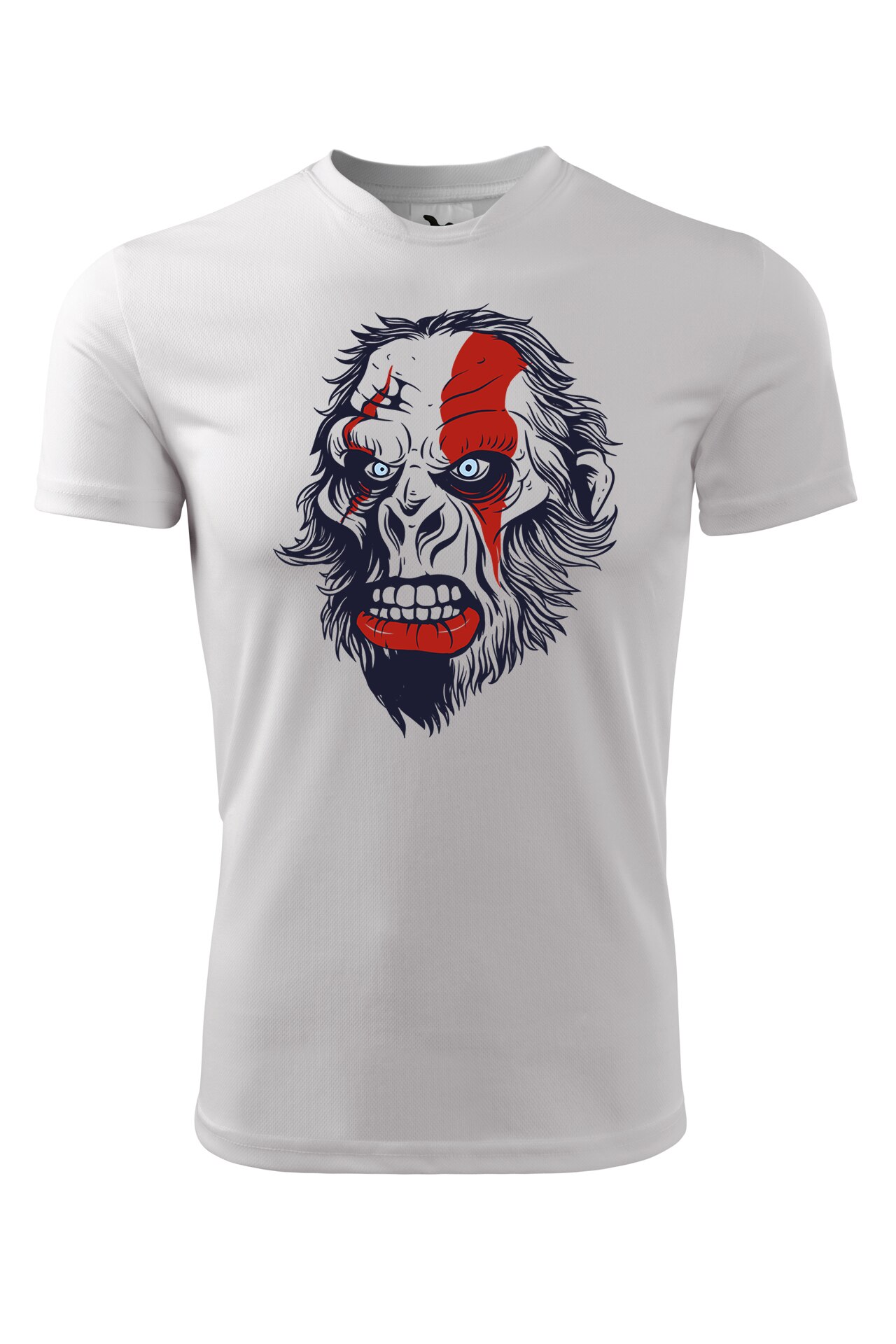 Tricou personalizat, Warrior Ape, Adler, Alb