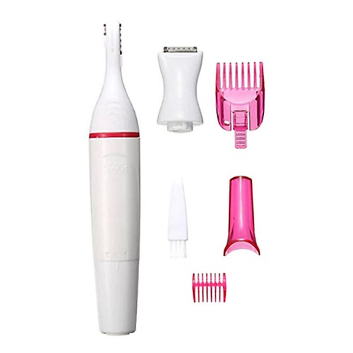 Mini epilator portabil SWEET Sensitive Precision, multifunctional 5 in 1, fara fir