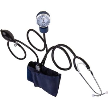 Tensiometru cu manometru si cu stetoscop, Romed, Olanda , cu geanta de pastrare Tensiometru cu manometru si cu stetoscop, Romed, Olanda , cu geanta de pastrare