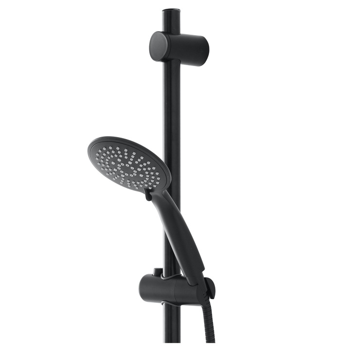 Set de dus, negru mat, cu para 5 functii