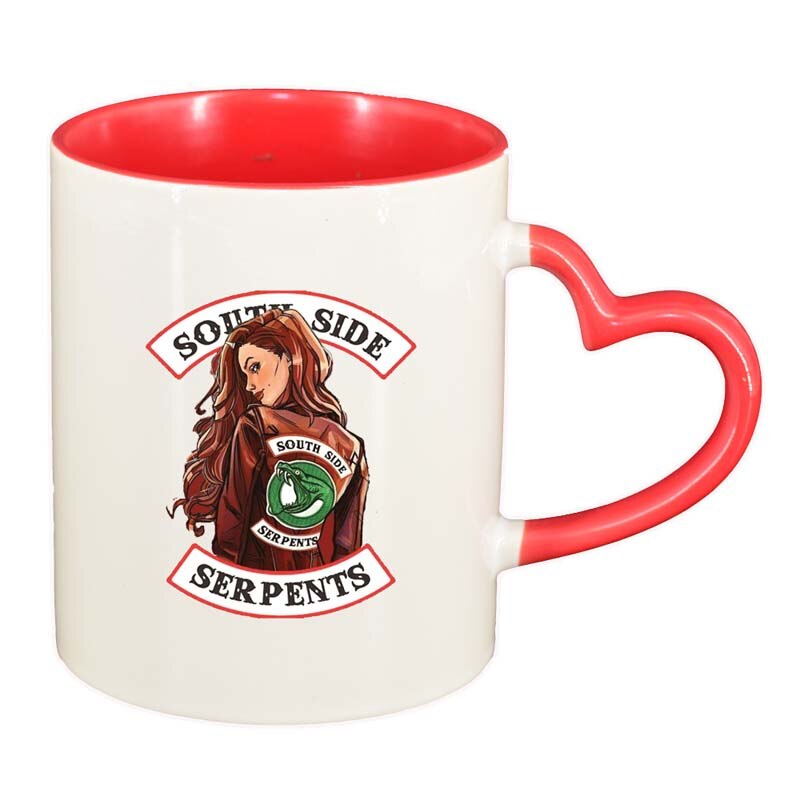 Cana Riverdale, South Side Serpents, interior rosu, maner inima, 330ml, D1313