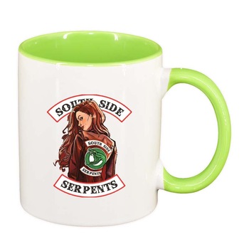 Cana Riverdale, South Side Serpents, interior verde deschis, 330ml, D1313 Cana Riverdale, South Side Serpents, interior verde deschis, 330ml, D1313