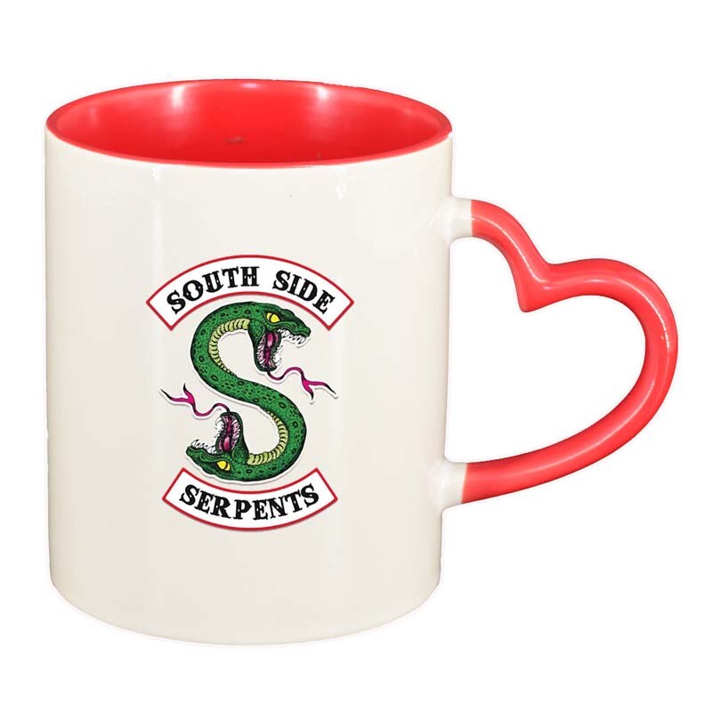 Cana Riverdale, South Side Serpents, interior rosu, maner inima, 330ml, D1312