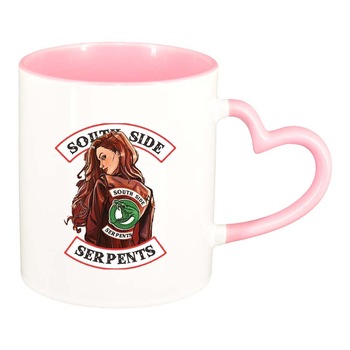 Cana Riverdale, South Side Serpents, interior roz, maner inima, 330ml, D1313 Cana Riverdale, South Side Serpents, interior roz, maner inima, 330ml, D1313