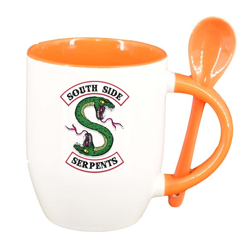 Cana Riverdale, South Side Serpents cu lingurita, interior portocaliu, 330ml, D1312