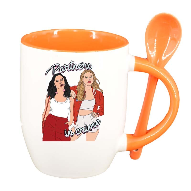 Cana Riverdale, South Side Serpents cu lingurita, interior portocaliu, 330ml, D1316