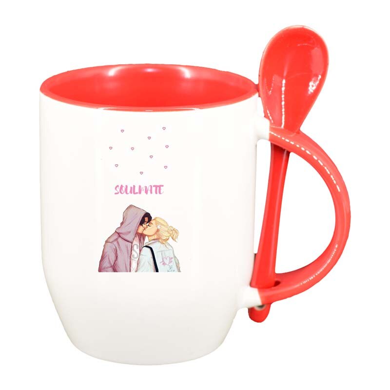 Cana Riverdale, South Side Serpents cu lingurita, interior rosu, 330ml, D1318