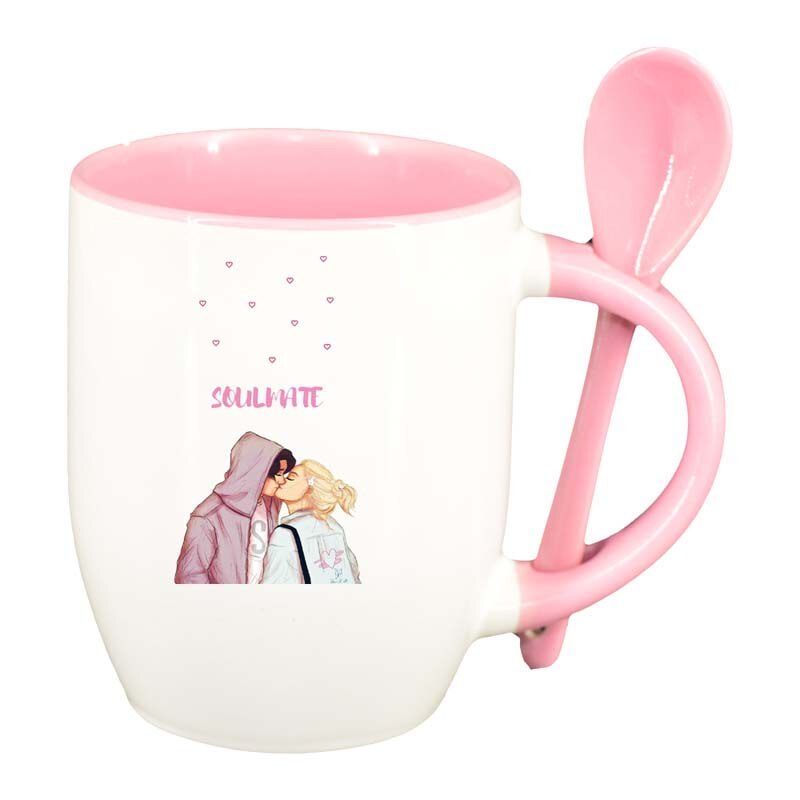 Cana Riverdale, South Side Serpents cu lingurita, interior roz, 330ml, D1318