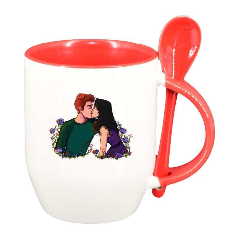 Cana Riverdale, South Side Serpents cu lingurita, interior rosu, 330ml, D1317