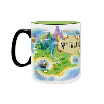 Cana termosensibila Disney, Peter Pan Taramul de Nicaieri, 460 ml, ceramica Cana termosensibila Disney, Peter Pan Taramul de Nicaieri, 460 ml, ceramica