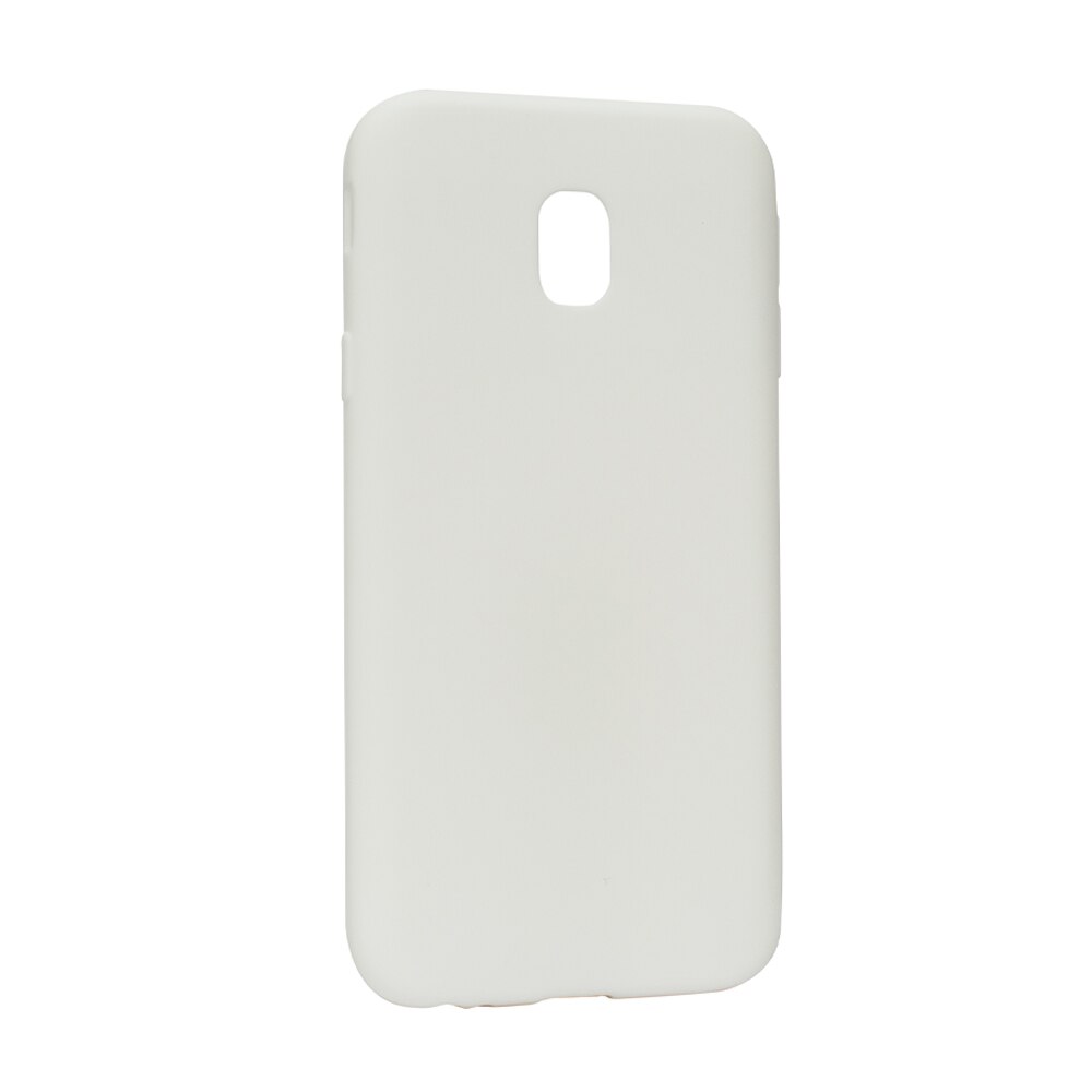 Husa de protectie Samsung Galaxy J3 2018, rezistenta la uzura, anti-alunecare, din silicon Premium, Alb