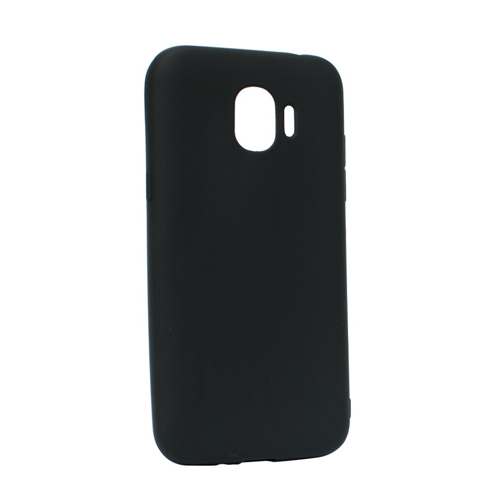 Husa de protectie Samsung Galaxy J4 2018, rezistenta la uzura, anti-alunecare, din silicon Premium, Negru