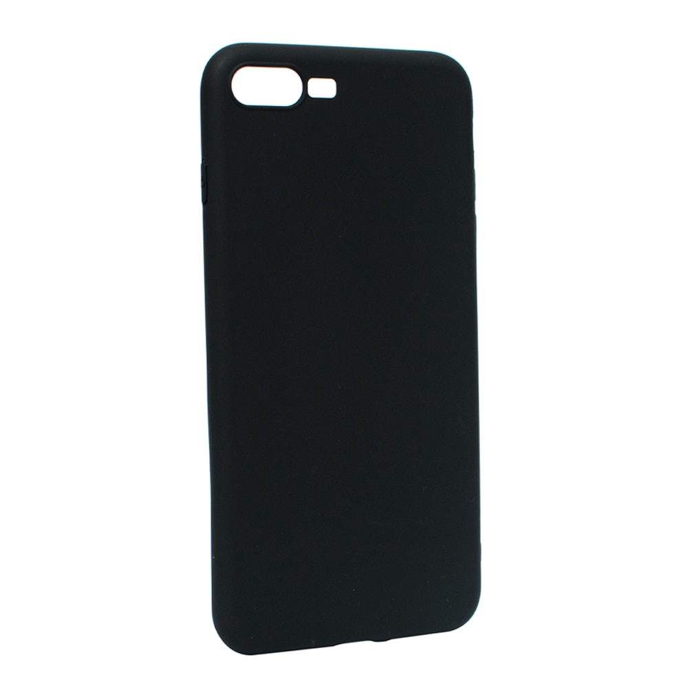 Husa de protectie Apple iPhone 7 Plus / 8 Plus, rezistenta la uzura, anti-alunecare, din silicon Premium, Negru