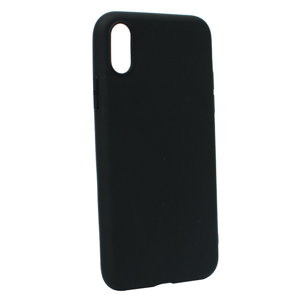 Husa de protectie Apple iPhone XS / X, rezistenta la uzura, anti-alunecare, din silicon Premium, Negru