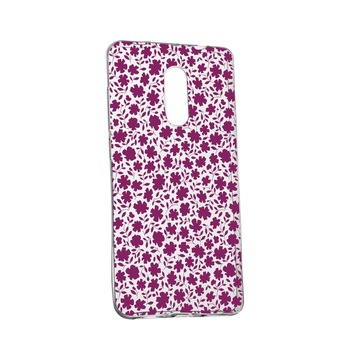 Husa Flowers Pattern, pentru LG Q7, rezistenta la uzura, anti-alunecare, din silicon Premium, 627 Husa Flowers Pattern, pentru LG Q7, rezistenta la uzura, anti-alunecare, din silicon Premium, 627