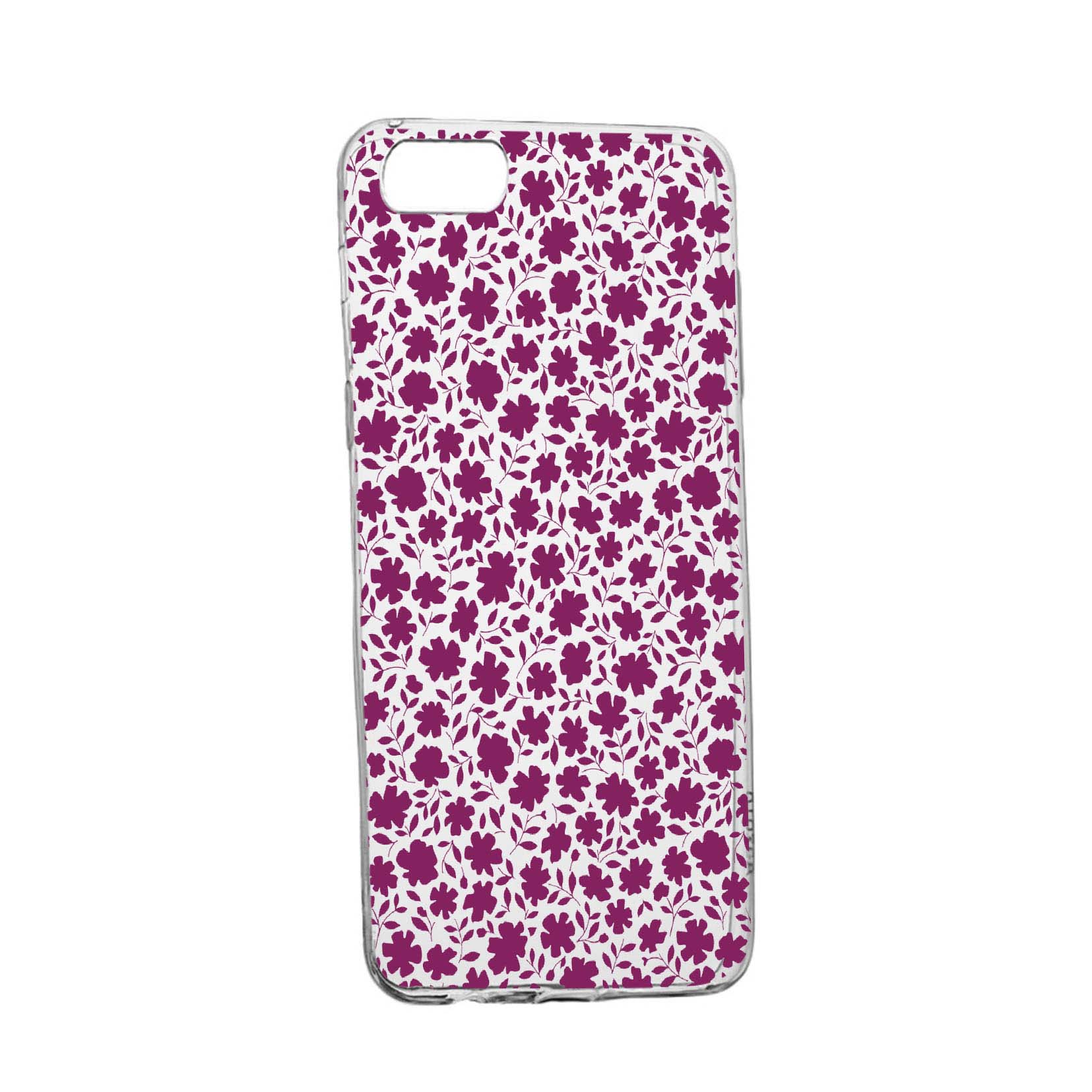 Husa Flowers Pattern, pentru Apple iPhone 7 Plus / 8 Plus, rezistenta la uzura, anti-alunecare, din silicon Premium, 627