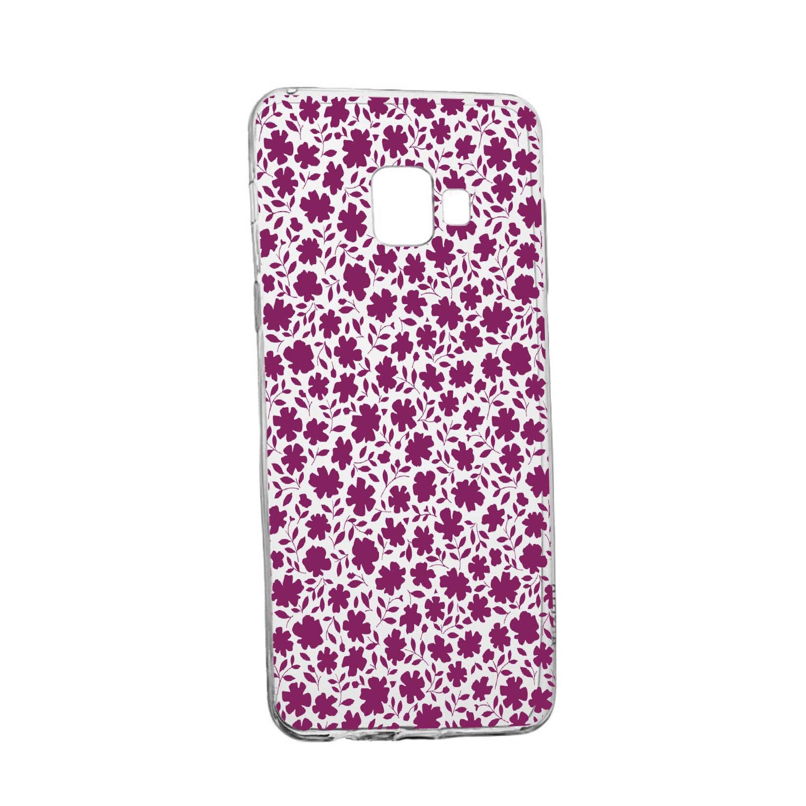 Husa Flowers Pattern, pentru Samsung Galaxy A3 2017, rezistenta la uzura, anti-alunecare, din silicon Premium, 627