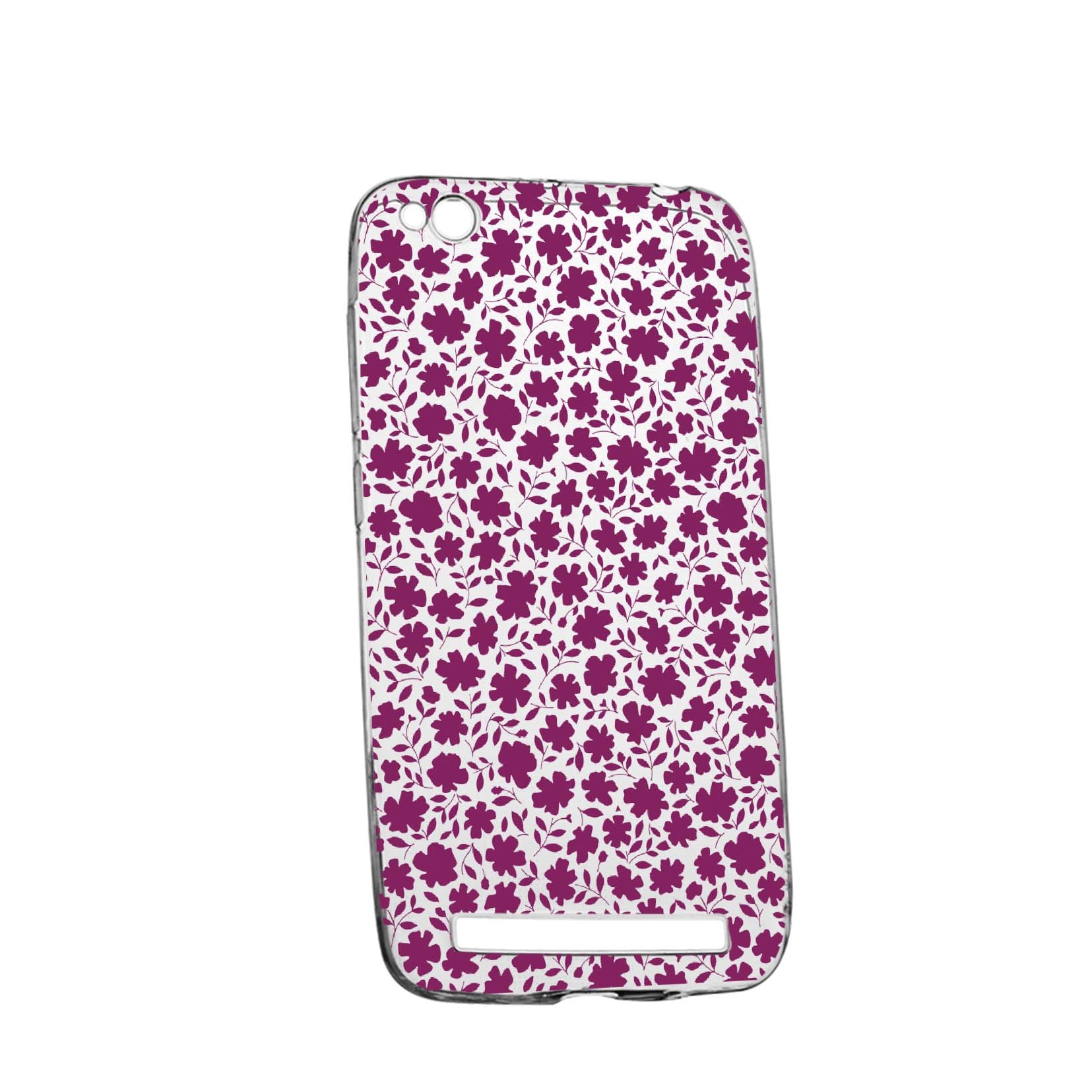 Husa Flowers Pattern, pentru Xiaomi Redmi 4A, rezistenta la uzura, anti-alunecare, din silicon Premium, 627