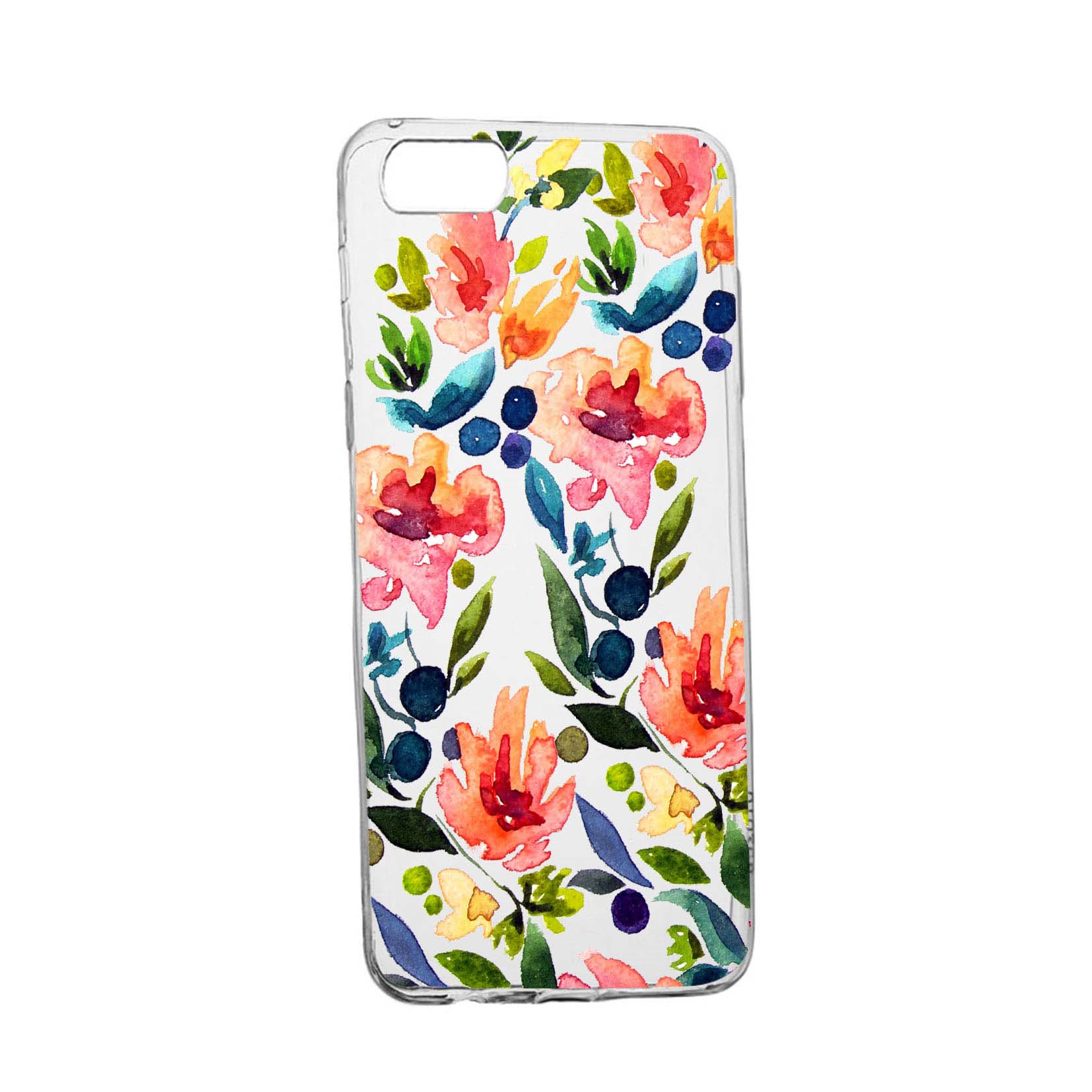 Husa Flowers Spring, pentru Apple iPhone 7 Plus / 8 Plus, rezistenta la uzura, anti-alunecare, din silicon Premium, 628