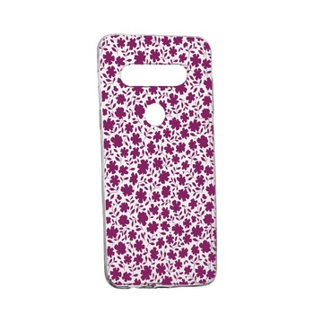 Husa Flowers Pattern, pentru LG K50 / Q60, rezistenta la uzura, anti-alunecare, din silicon Premium, 627 Husa Flowers Pattern, pentru LG K50 / Q60, rezistenta la uzura, anti-alunecare, din silicon Premium, 627