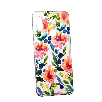 Husa Flowers Spring, pentru Huawei Y7 2019, rezistenta la uzura, anti-alunecare, din silicon Premium, 628 Husa Flowers Spring, pentru Huawei Y7 2019, rezistenta la uzura, anti-alunecare, din silicon Premium, 628