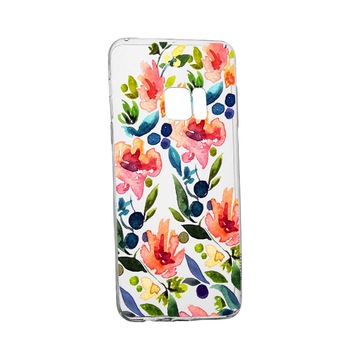 Husa Flowers Spring, pentru Samsung Galaxy S6, rezistenta la uzura, anti-alunecare, din silicon Premium, 628 Husa Flowers Spring, pentru Samsung Galaxy S6, rezistenta la uzura, anti-alunecare, din silicon Premium, 628