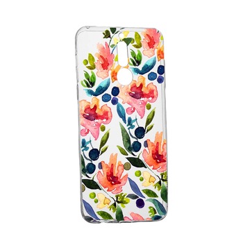 Husa Flowers Spring, pentru LG K40 / K12 Plus, rezistenta la uzura, anti-alunecare, din silicon Premium, 628 Husa Flowers Spring, pentru LG K40 / K12 Plus, rezistenta la uzura, anti-alunecare, din silicon Premium, 628