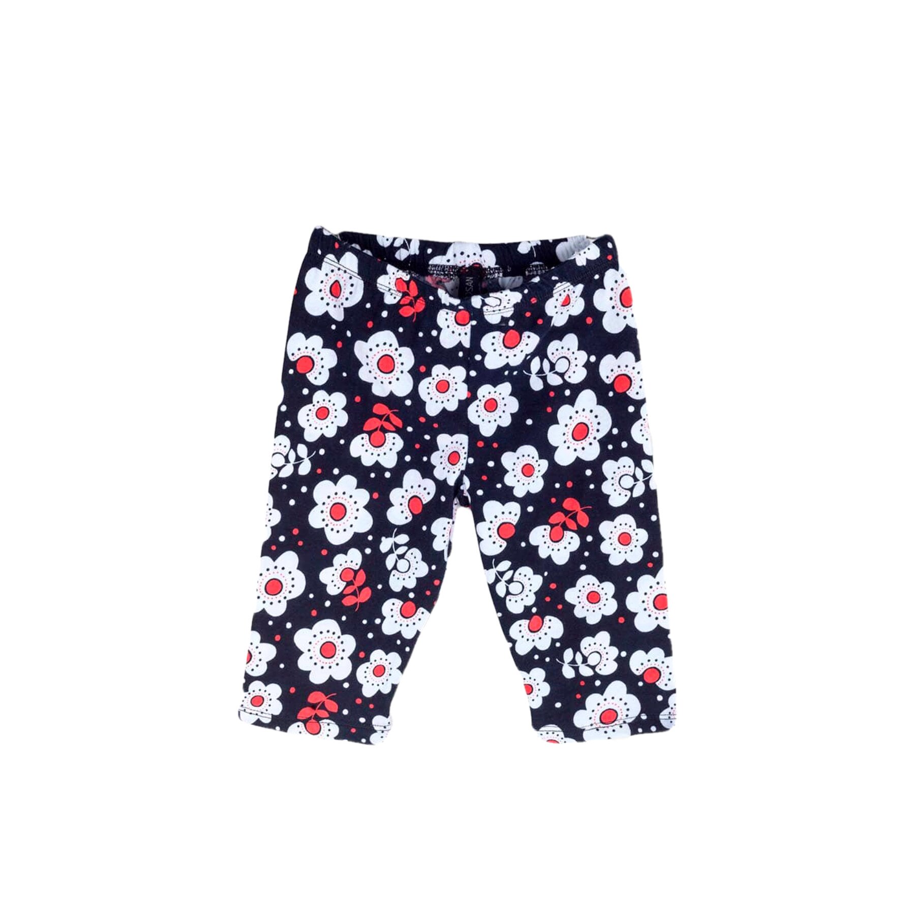 Colanti fete cu flori, Losan, bleumarin/rosu/alb