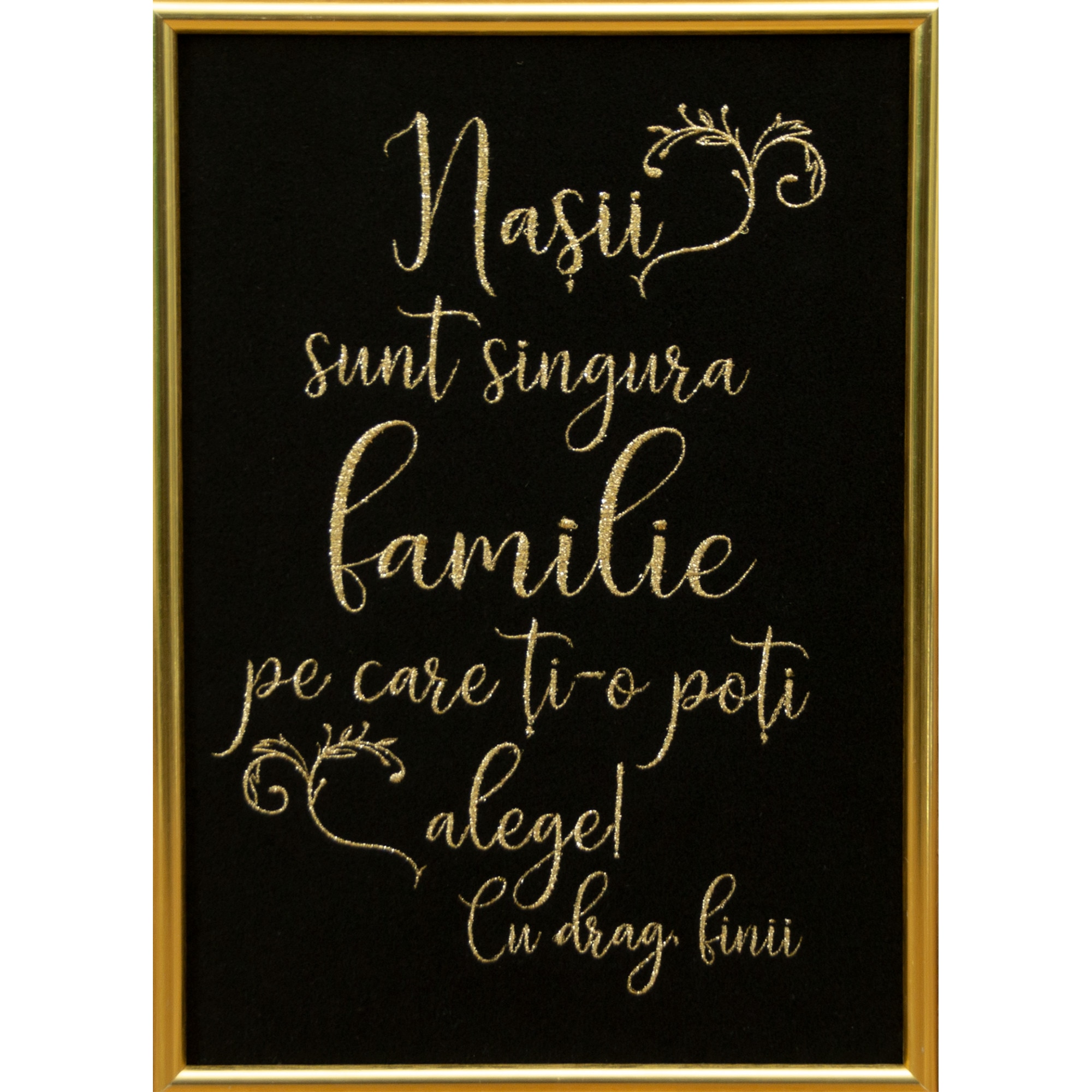 Tablou brodat personalizat nasi