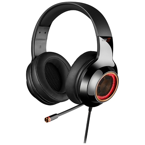 Casti gaming Edifier G4 Pro, iluminare RGB, surround virtual 7.1, vibratii, iluminare RGB, butoane control pe fir, microfon omnidirectional retractabil, USB, Negru