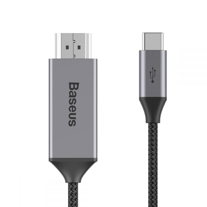 Cablu video Baseus HDMI 4K - USB Type-C 1.8m Gri