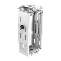 Suport unitate PC, ajustabil pe inaltime si latime, rotatie 180 grade pentru acces la cabluri si porturi - Alb