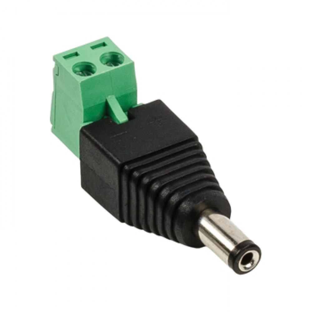 Mufa alimentare tata DC 2.1x5.5 bloc terminal clip pentru CCTV