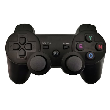 Controller wireless elSales ELS-P3 DoubleShock compatibil cu Playstation 3 , negru Controller wireless elSales ELS-P3 DoubleShock compatibil cu Playstation 3 , negru