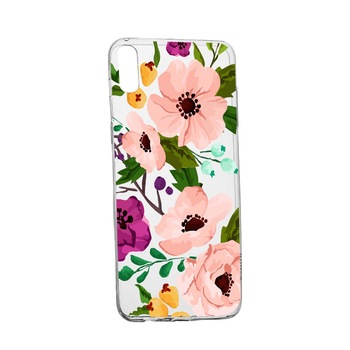 Husa Flowers, pentru Sony XA1 ULTRA, rezistenta la uzura, anti-alunecare, din silicon Premium, 629 Husa Flowers, pentru Sony XA1 ULTRA, rezistenta la uzura, anti-alunecare, din silicon Premium, 629