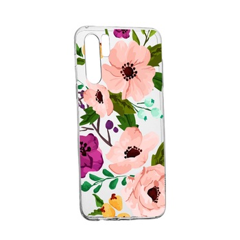 Husa Flowers, pentru Samsung Galaxy Note 10 Plus, rezistenta la uzura, anti-alunecare, din silicon Premium, 629 Husa Flowers, pentru Samsung Galaxy Note 10 Plus, rezistenta la uzura, anti-alunecare, din silicon Premium, 629