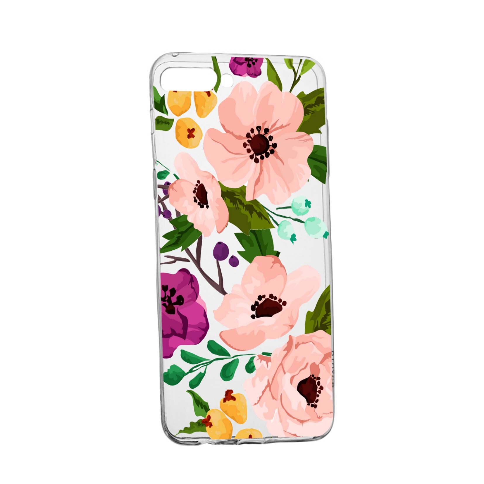 Husa Flowers, pentru Xiaomi Mi8 Pro, rezistenta la uzura, anti-alunecare, din silicon Premium, 629
