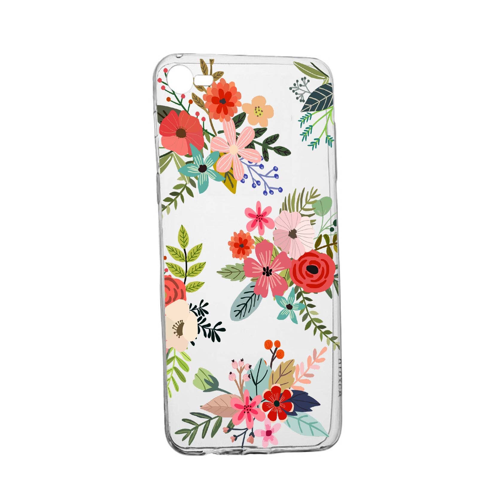 Husa Flowers, pentru Apple iPhone 7 / 8, rezistenta la uzura, anti-alunecare, din silicon Premium, 630