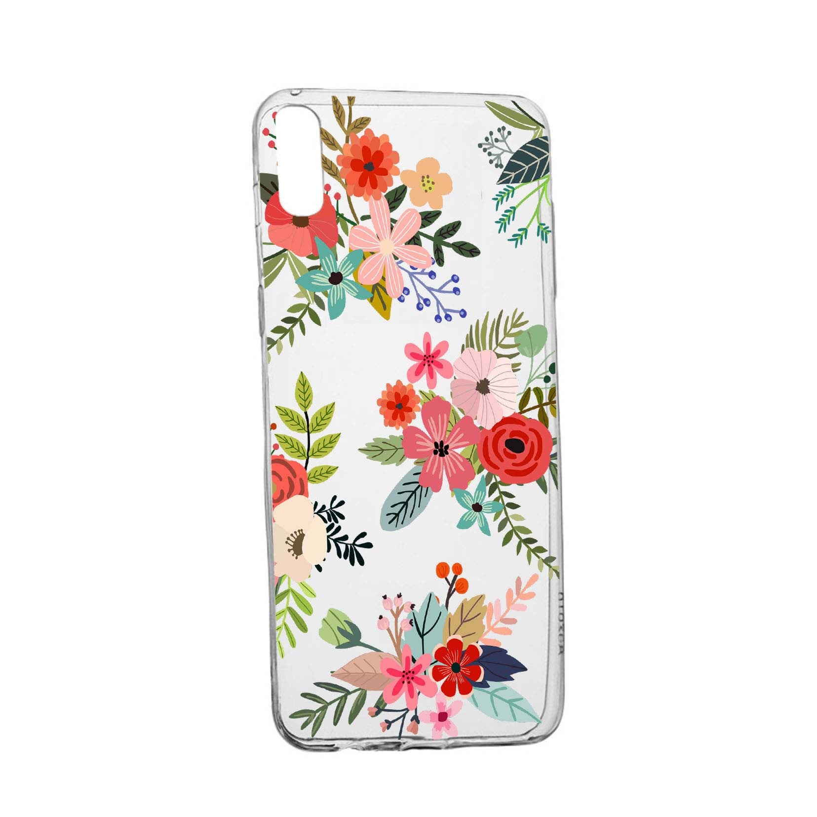 Husa Flowers, pentru Apple iPhone XR, rezistenta la uzura, anti-alunecare, din silicon Premium, 630