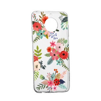 Husa Flowers, pentru Motorola Moto G7 Power, rezistenta la uzura, anti-alunecare, din silicon Premium, 630 Husa Flowers, pentru Motorola Moto G7 Power, rezistenta la uzura, anti-alunecare, din silicon Premium, 630