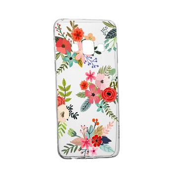 Husa Flowers, pentru Samsung Galaxy J5 2016, rezistenta la uzura, anti-alunecare, din silicon Premium, 630 Husa Flowers, pentru Samsung Galaxy J5 2016, rezistenta la uzura, anti-alunecare, din silicon Premium, 630