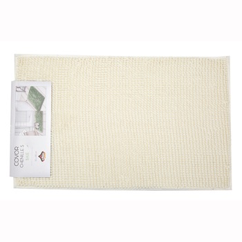 Covor baie Chenille Casa Plastor, 50x80 cm S (grosime 1.2 cm), crem Covor baie Chenille Casa Plastor, 50x80 cm S (grosime 1.2 cm), crem