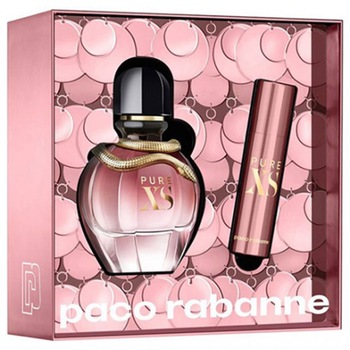 Set Paco Rabanne, Pure XS for Her, Femei: Apa de Parfum, 50 ml + Apa de Parfum, 10 ml Set Paco Rabanne, Pure XS for Her, Femei: Apa de Parfum, 50 ml + Apa de Parfum, 10 ml