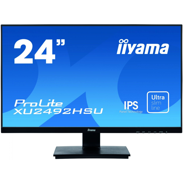 Iiyama ProLite XU2492HSU LED display 60,5 см (23.8") 1920 x 1080 пиксела Full HD Черен