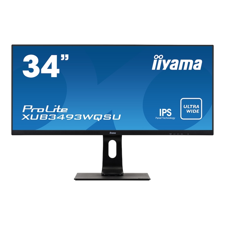 iiyama ProLite XUB3493WQSU-B1 86,4 cm (34) 3440 x 1440 px UltraWide Quad HD LED fekete gamer monitor