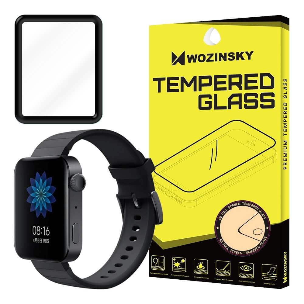 Folie Xiaomi Watch, Super Rezistenta, Cu Rama, Case Friendly, Wozinsky, Negru