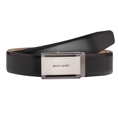 Curea Pierre Cardin, PC001BLL , Negru, Piele autentica